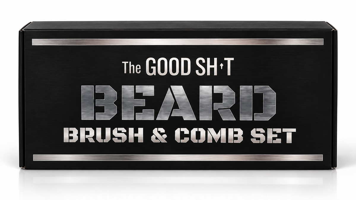 BEARD BRUSH & COMB SET